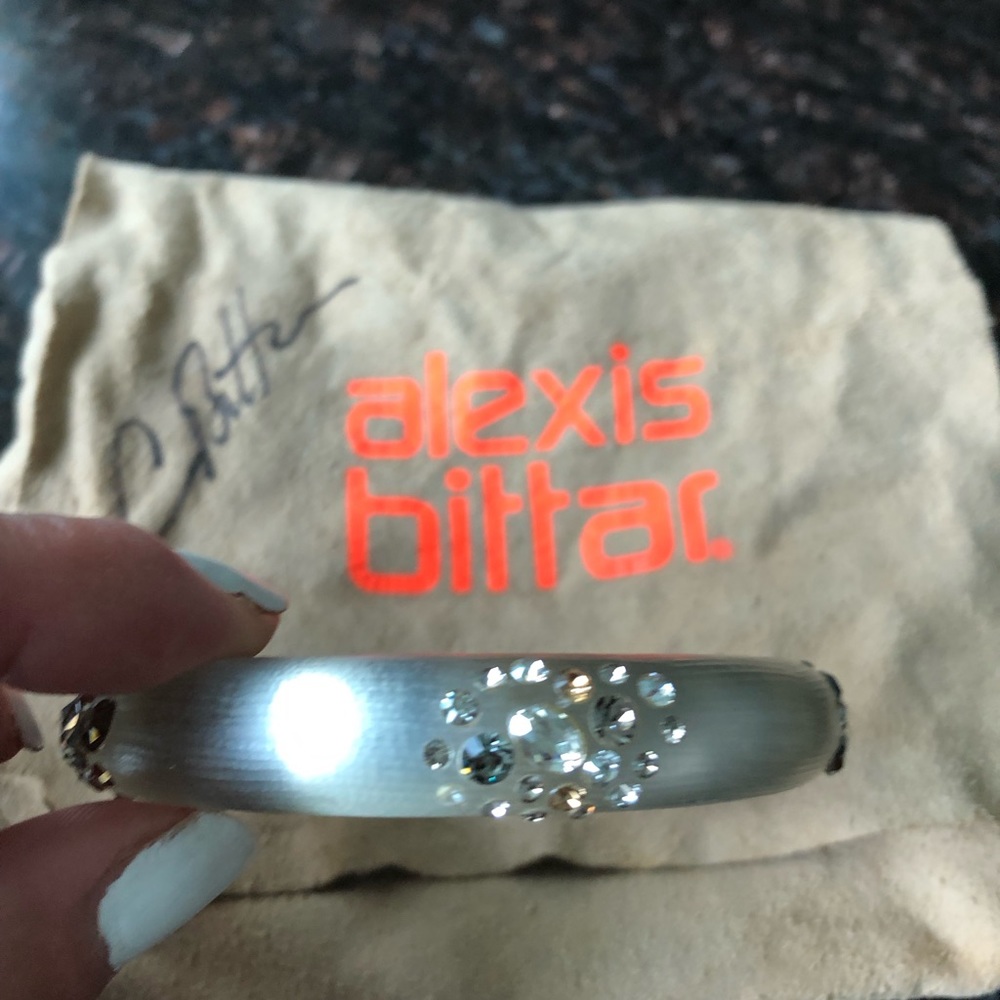 Alexis Bittar Bangles white/ clear